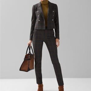 WHBM® Studio Cropped Blazer and matching Slim Ankle Elle Pants